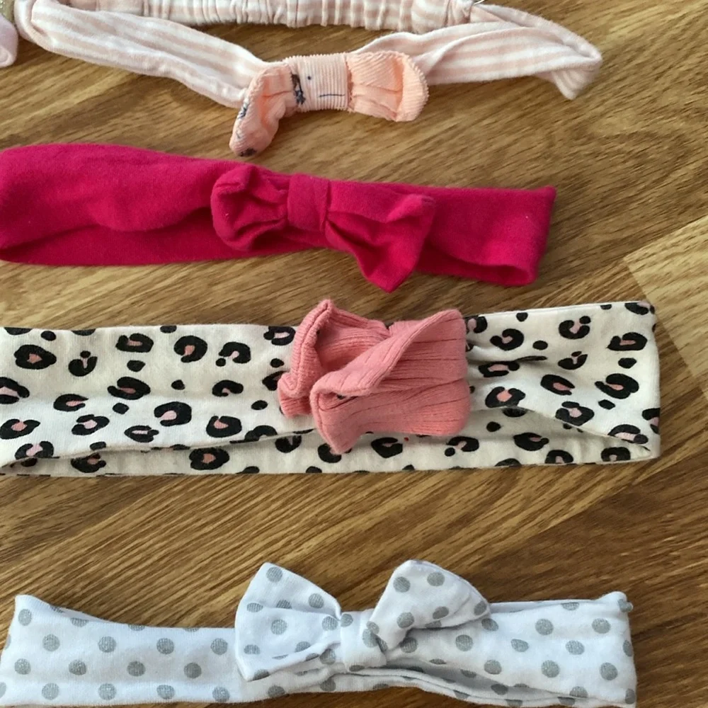 13 Baby Girl Colorful Headband Accessory Bundle